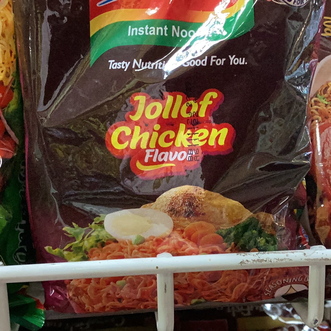 Indomie jollof chicken