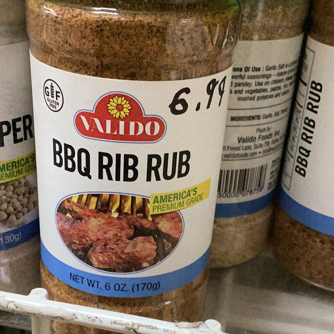 Valido BBQ Rib Rub