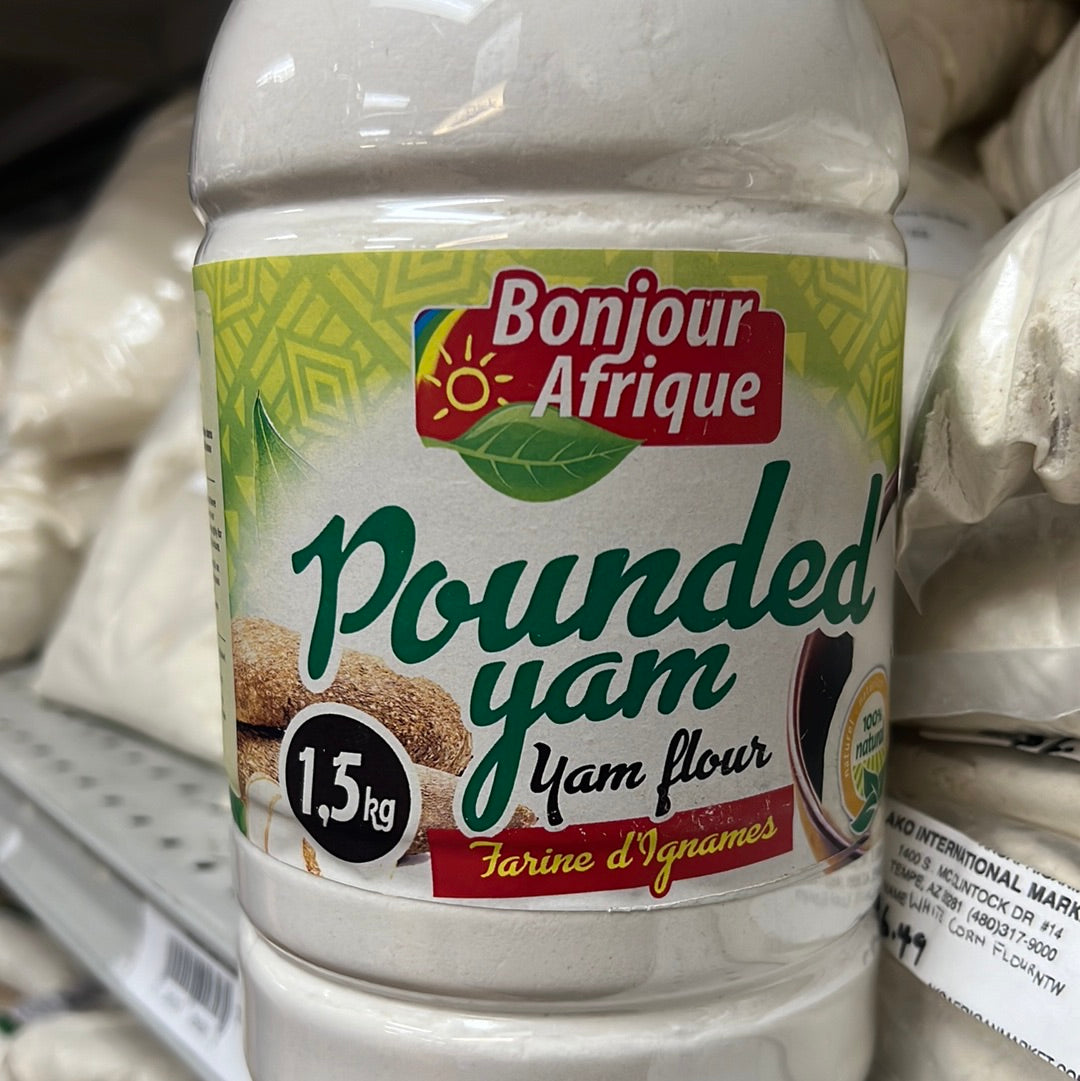 Bonjour Afrique Pounded Yam 1.6 Kg